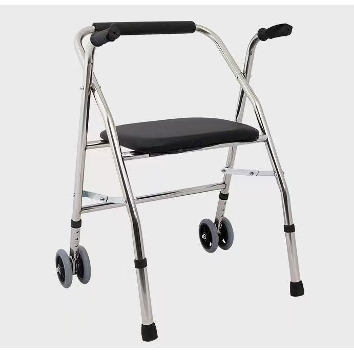 Adjustable Foldable Stainless Steel Mobility Aids for Disabled and Elderly