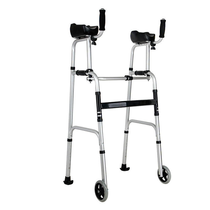 Lightweight Aluminium Wheelchair with Armrests for Disabled