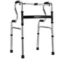 Lightweight Portable Folding Walker for Elderly 黑（弯管）