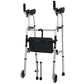 Lightweight Aluminium Wheelchair with Armrests for Disabled