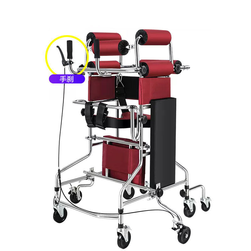 Adjustable, Portable, Stable Disabled Mobility Aids for Adults and Elderly 八轮双腋带手刹