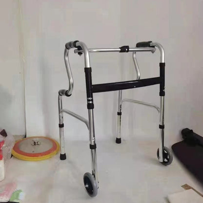 Sturdy Stainless Folding Walker for Elderly 