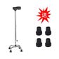 Lightweight, Foldable, Anti-slip Walking Canes for Seniors #####不锈钢大四脚 胶套#####