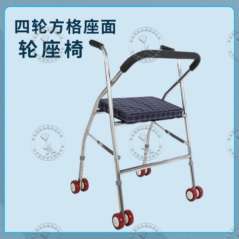 Sturdy Portable Folding Walker for Elderly 5385356819801