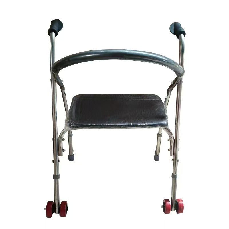 Sturdy Stainless Steel Disabled Mobility Aids 黑色皮面