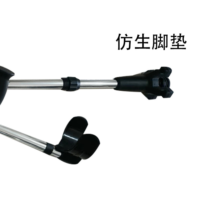 Portable Aluminum Folding Walking Canes for Seniors 仿生脚垫白色