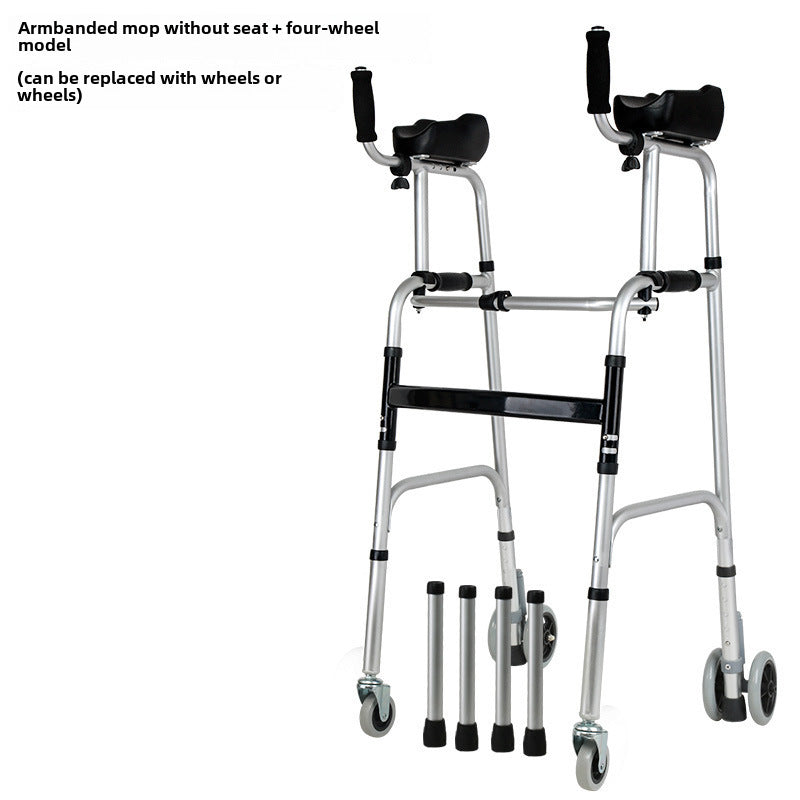 Lightweight Aluminium Wheelchair with Armrests for Disabled YC8230S