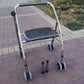 Adjustable Foldable Stainless Steel Mobility Aids for Disabled and Elderly 加粗加厚25管四轮