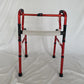 Sturdy Aluminum Folding Walker for Elderly 红色