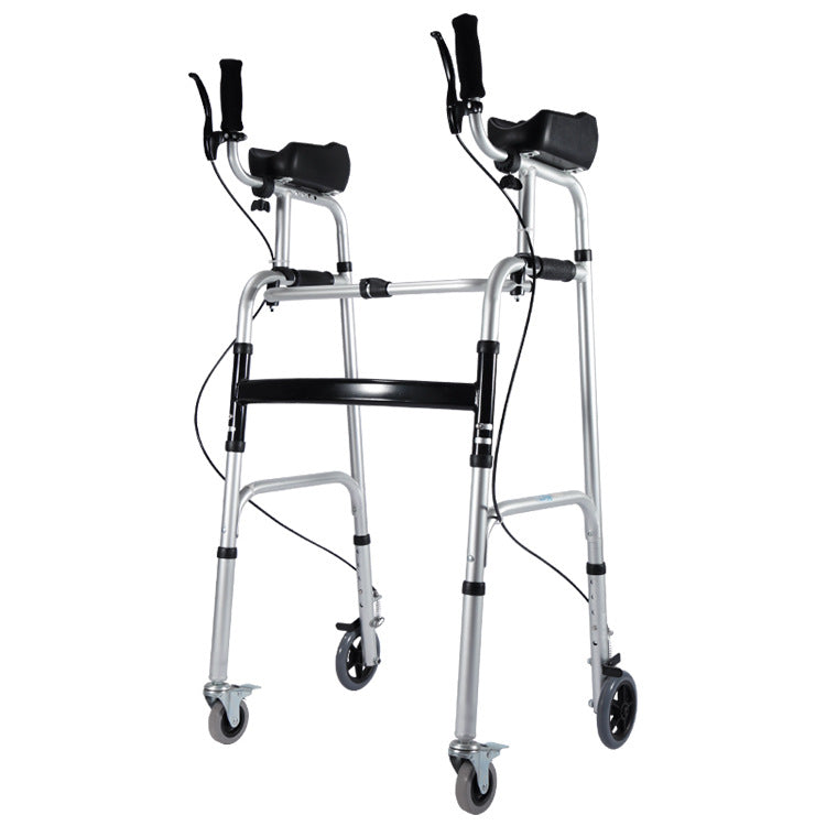 Lightweight Aluminium Wheelchair with Armrests for Disabled YC8230JC