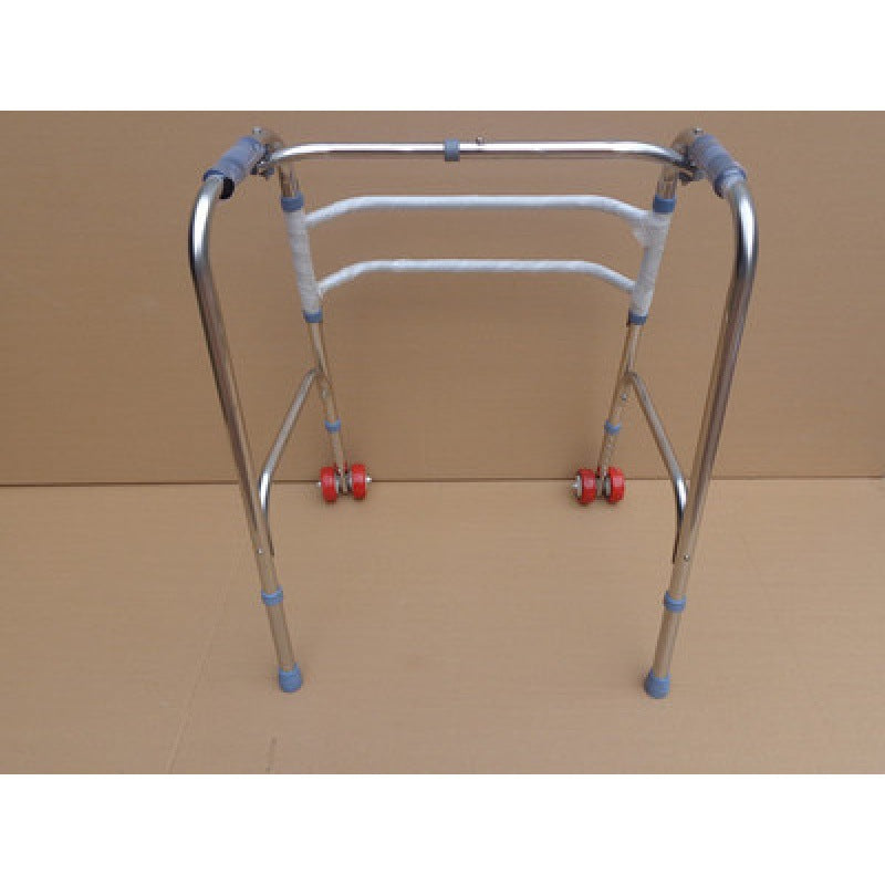 Sturdy Stainless Folding Walker for Elderly 不锈钢【带轮】